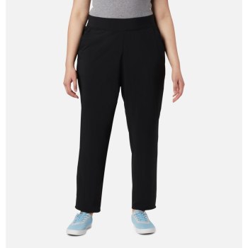 Columbia Ženske Hlače - PFG Slack Water Woven Plus Size Crne | VPLB-41720